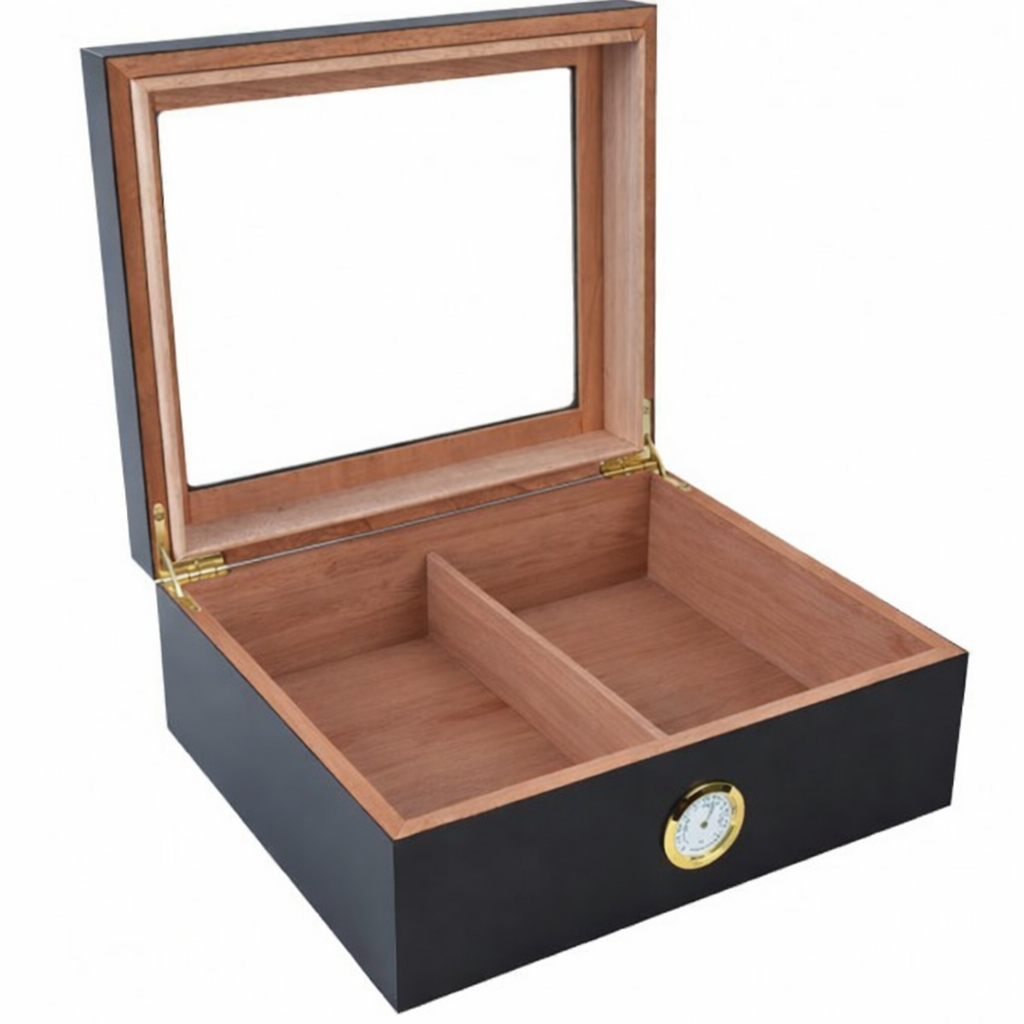 Chalet Glasstop (Black) – Bundle with 20 OG Maduro Cigars